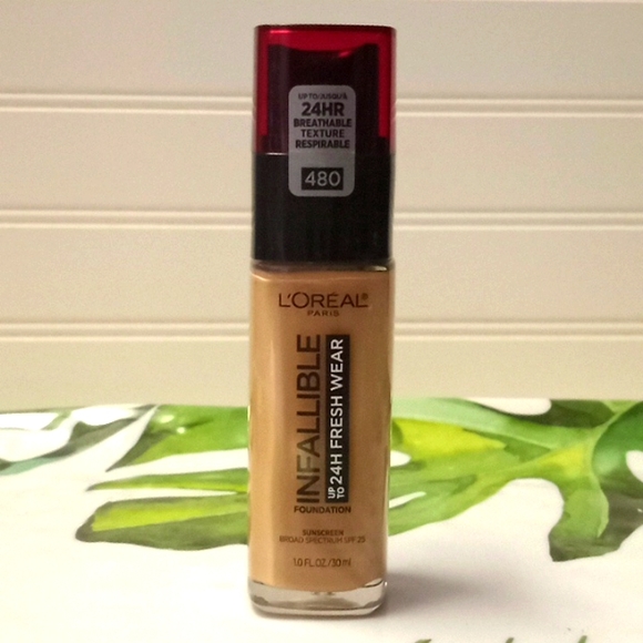 L'oreal Infallible Foundation Radiant Sand #480- 1 oz Bottle. - Picture 9 of 9